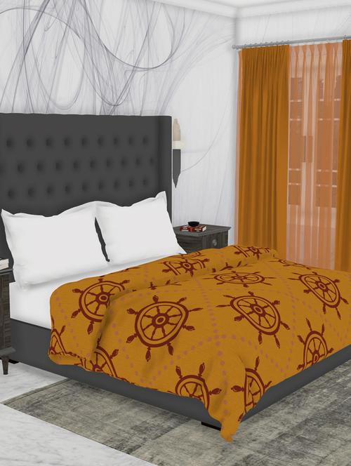 bianca 100% cotton all-weather ac double comforter [150gsm micro-silk filling & 144tc cotton fabric] with health layer -1pc set- - 17677148 - Very Small Image - 1