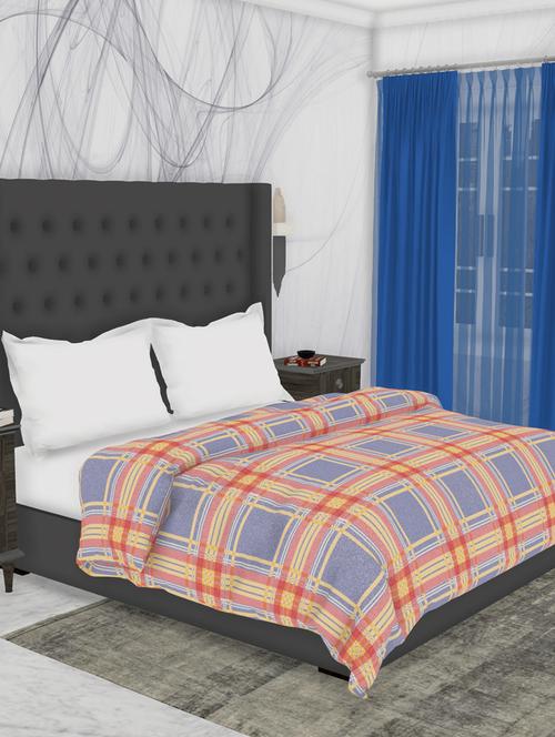 bianca 100% cotton all-weather ac double comforter [150gsm micro-silk filling & 144tc cotton fabric] with health layer -1pc set- - 17677151 - Very Small Image - 1