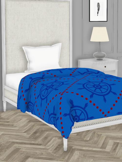 bianca 100% cotton all-weather ac single comforter [150gsm micro-silk filling & 144tc cotton fabric] with health layer -1pc set- - 17677155 - Very Small Image - 1