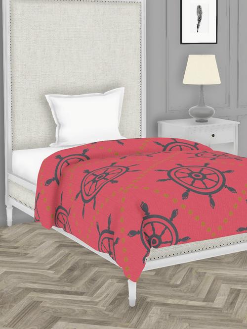 bianca 100% cotton all-weather ac single comforter [150gsm micro-silk filling & 144tc cotton fabric] with health layer -1pc set- - 17677156 - Very Small Image - 1