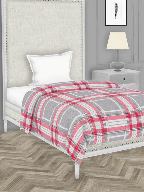 bianca 100% cotton all-weather ac single comforter [150gsm micro-silk filling & 144tc cotton fabric] with health layer -1pc set- - 17677158 - Very Small Image - 1