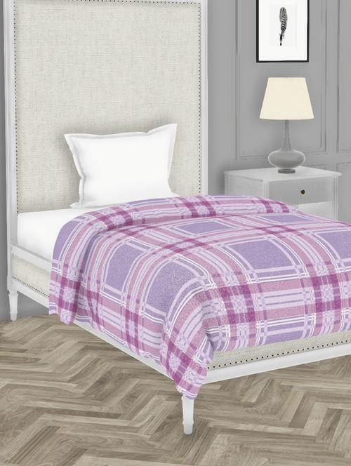 bianca 100% cotton all-weather ac single comforter [150gsm micro-silk filling & 144tc cotton fabric] with health layer -1pc set- - 17677159 - Very Small Image - 1