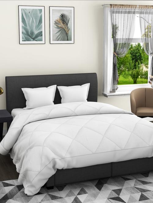 bianca luxury hotel double comforter [250gsm micro-silk filling & soft.touch fabric] all-weather ac quilt -1pc set- - 17677177 - Very Small Image - 1