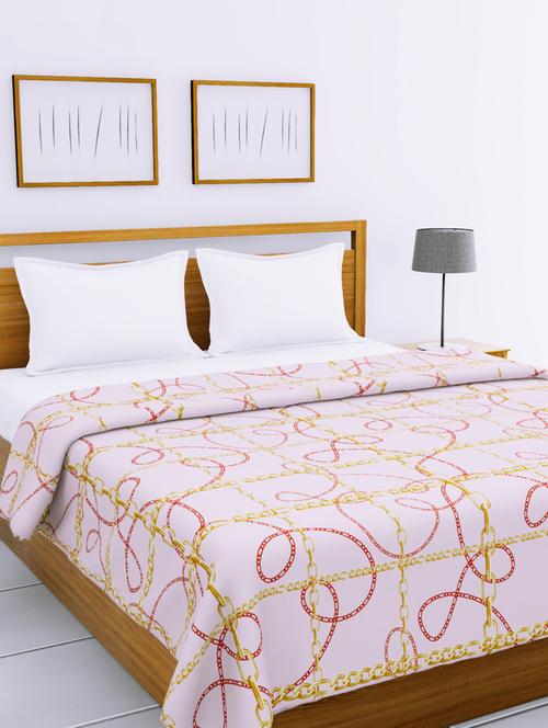 bianca 100% cotton all-weather ac double comforter [150gsm micro-silk filling & 144tc cotton fabric] with health layer -1pc set- - 17677184 - Very Small Image - 1