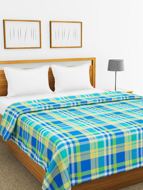 bianca 100% cotton all-weather ac double comforter [150gsm micro-silk filling & 144tc cotton fabric] with health layer -1pc set- - 17677193 - Very Small Image - 1