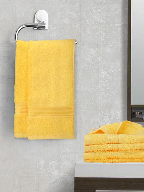 lorena [6pc] 100% cotton super-soft terry towels -2pc hand, 4pc face (d`ross) solid-multi - 17677816 - Very Small Image - 1