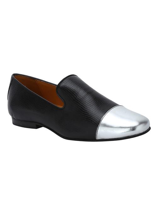 black colored slip on loafer - 17679031 - Very Small Image - 1