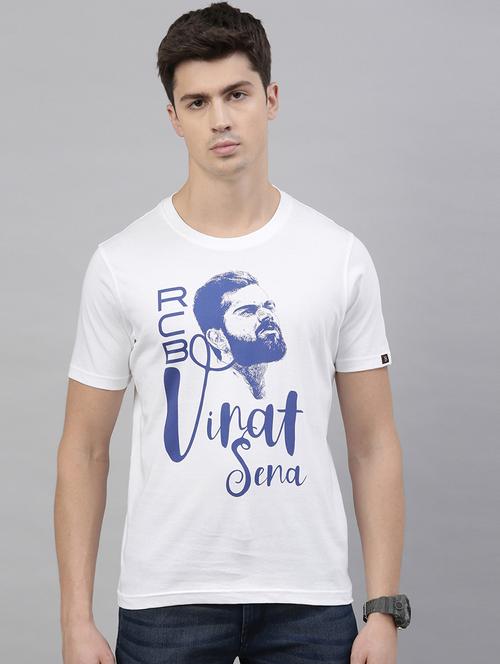 white front print t-shirt - 17680102 - Very Small Image - 1
