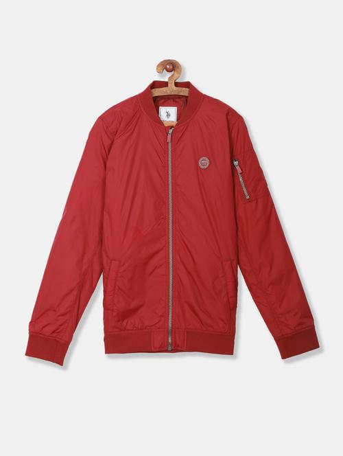 red polyester regular jackets - 17682194 - Very Small Image - 1