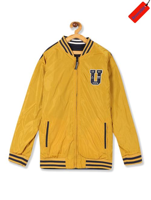 yellow polyester reversible jackets - 17682301 - Very Small Image - 1