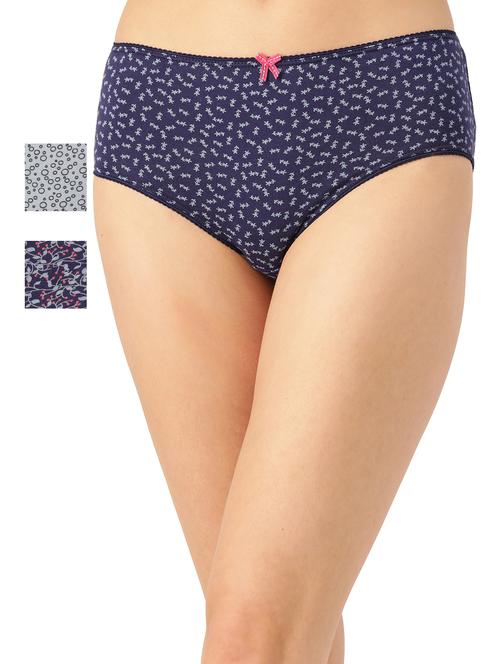 set of 3 printed hipster panty - 17684902 - Very Small Image - 1