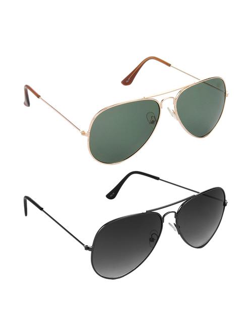 non polarized lens new stylish & eye protection sunglasses combo goggles latest model optical shades chasma for men & women - 17688152 - Very Small Image - 1