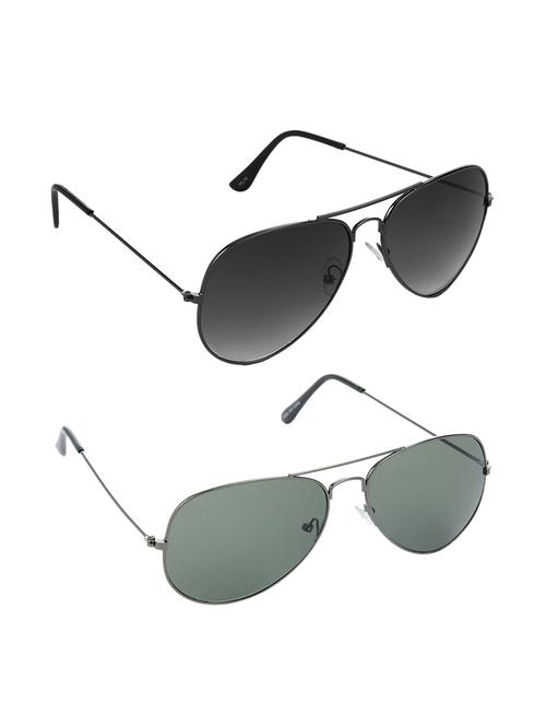 non polarized lens new stylish & eye protection sunglasses combo goggles latest model optical shades chasma for men & women - 17688194 - Very Small Image - 1