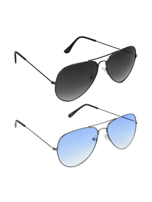 non polarized lens new stylish & eye protection sunglasses combo goggles latest model optical shades chasma for men & women - 17688205 - Very Small Image - 1