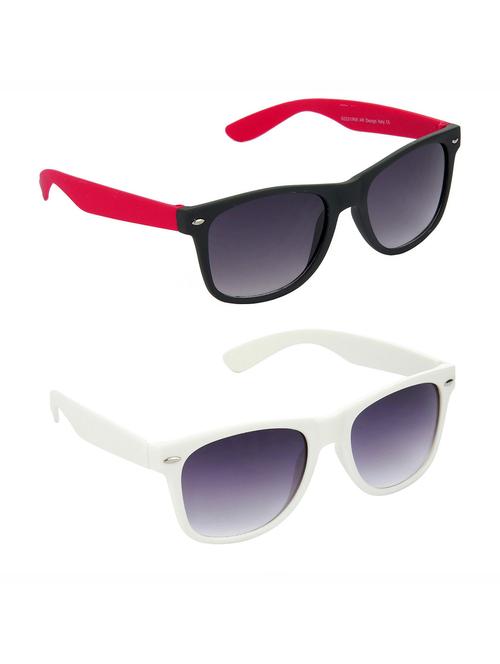 non polarized lens new stylish & eye protection sunglasses combo goggles latest model optical shades chasma for men & women - 17688427 - Very Small Image - 1