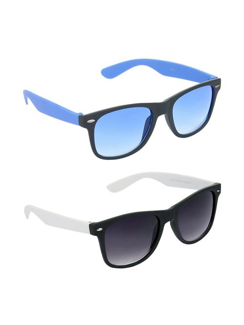 non polarized lens new stylish & eye protection sunglasses combo goggles latest model optical shades chasma for men & women - 17688507 - Very Small Image - 1