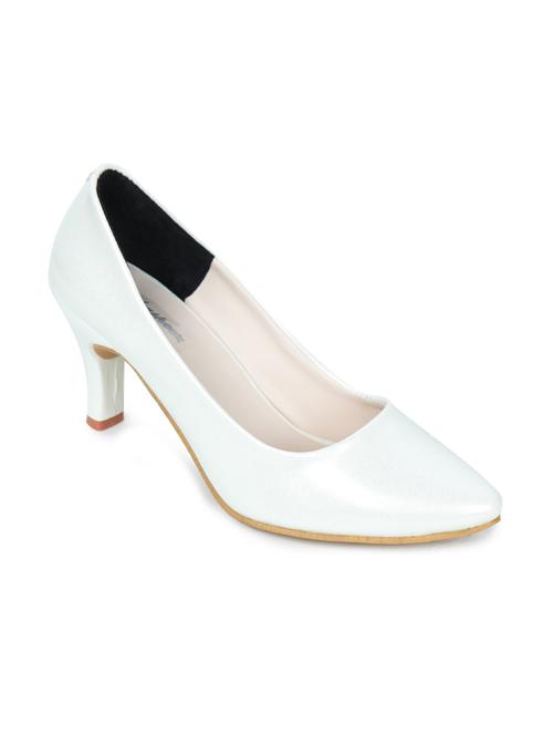 white slip on  pump - 17689447 - Very Small Image - 1