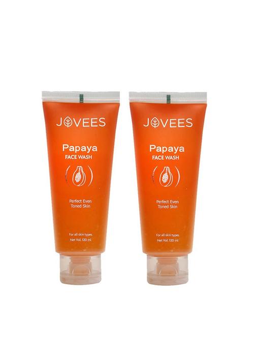 jovees herbal pack of 2 papaya face wash - 17692108 - Very Small Image - 1