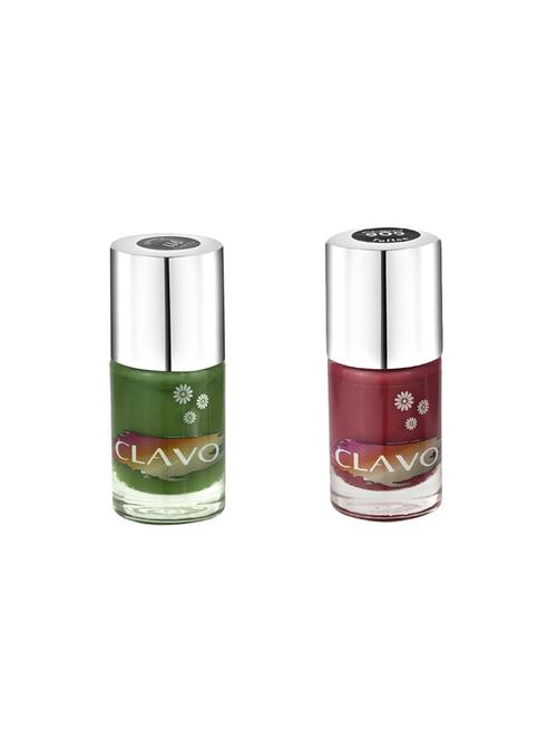 clavo perfect in pastel nail polish - combo of 2 - toffee, forest - 17693103 - Very Small Image - 1