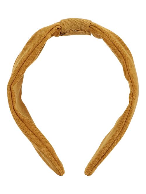 yellow cotton blend hair band - 17693672 - Very Small Image - 1