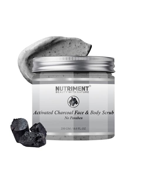 nutriment charcoal scrub,250gram suitable for all skin types - 17694413 - Very Small Image - 1