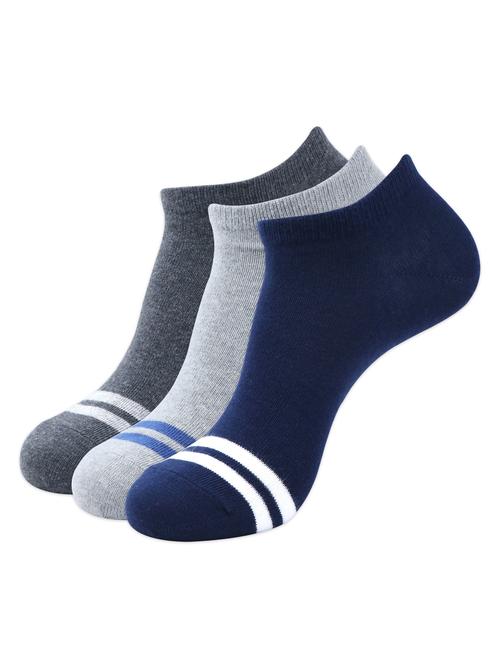 men pack of 3 striped ankle length sock - 17694963 - Very Small Image - 1