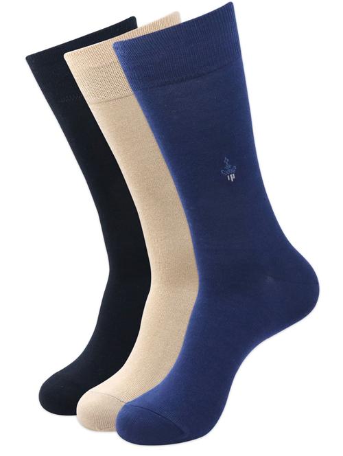 men pack of 3 solid above ankle length sock - 17694966 - Very Small Image - 1
