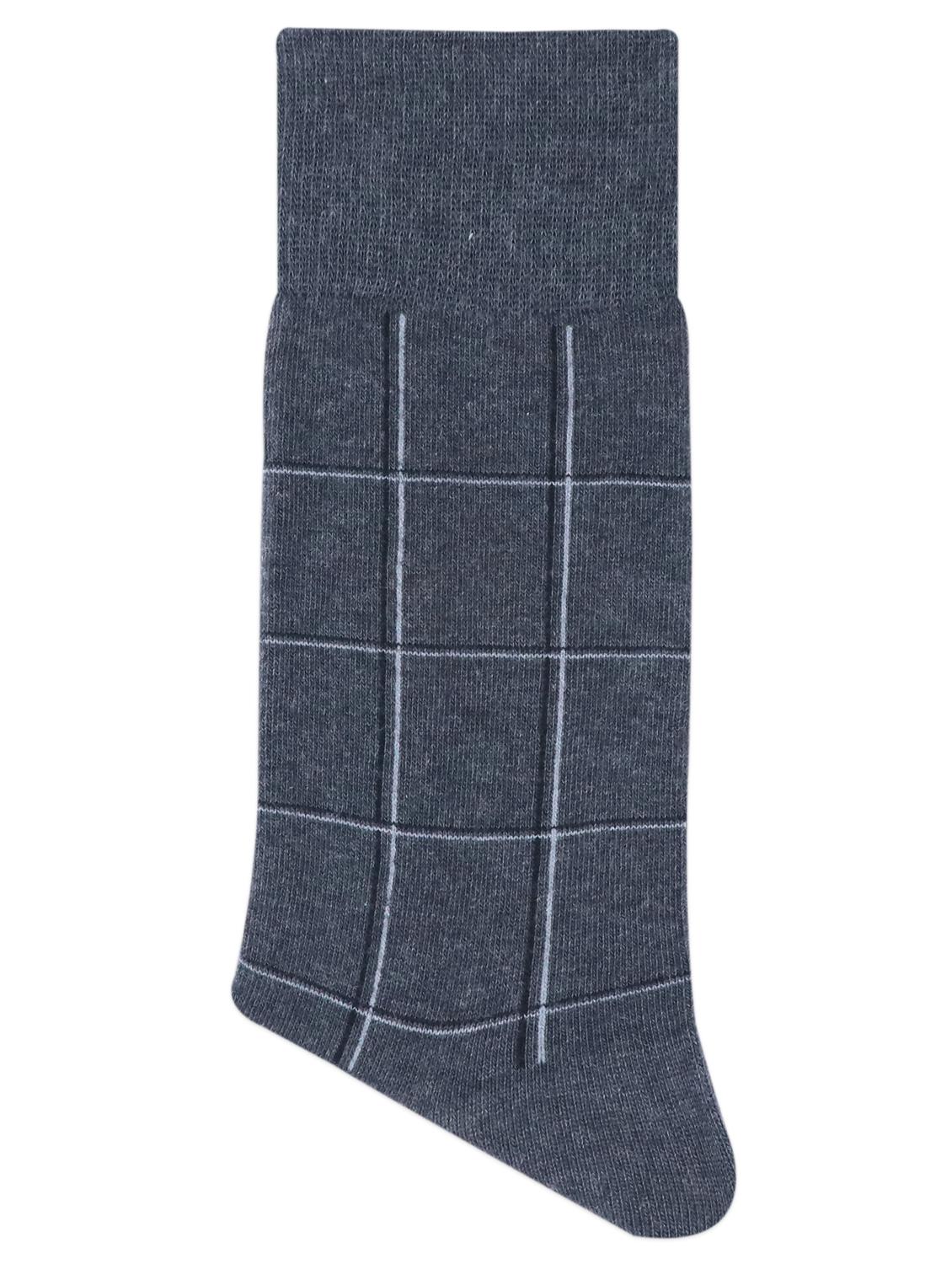 men pack of 3 checked above ankle length sock - 17694978 - Standard Image - 3