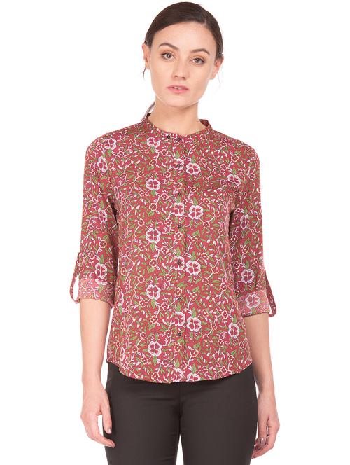 curved hem regular shirt  - 17695735 - Very Small Image - 1