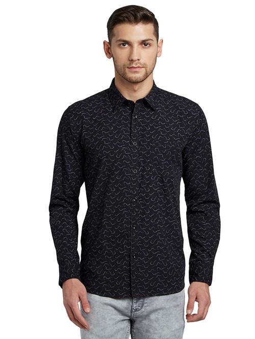 black printed casual shirt - 17696570 - Very Small Image - 1