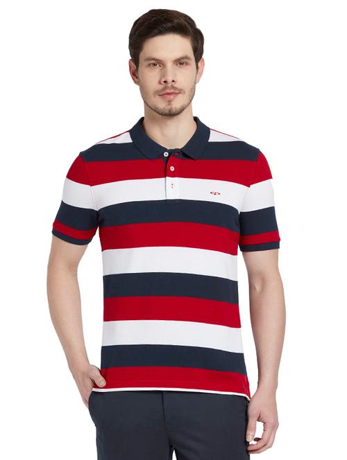 red striped polo t-shirt - 17697649 - Very Small Image - 1