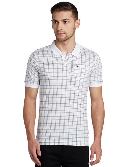 white checkered polo t-shirt - 17697801 - Very Small Image - 1