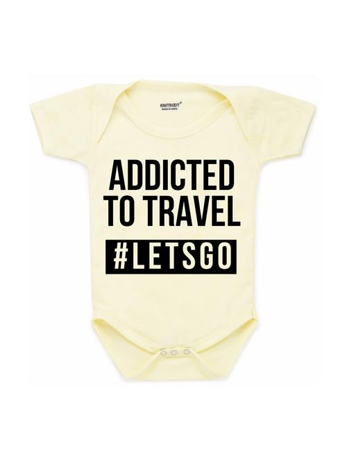 yellow printed onesies - 17698303 - Very Small Image - 1