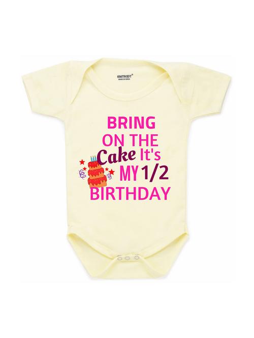 yellow printed onesies - 17698308 - Very Small Image - 1