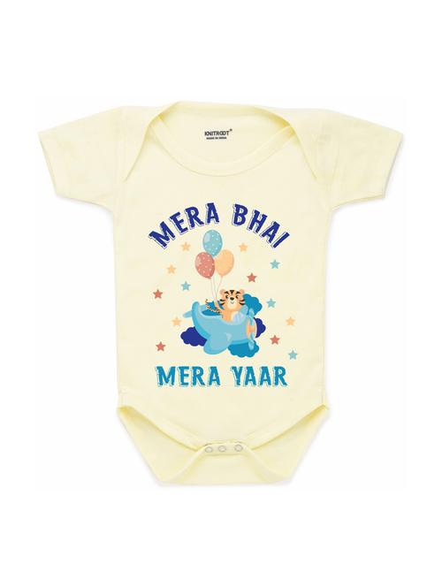 yellow printed onesies - 17698388 - Very Small Image - 1