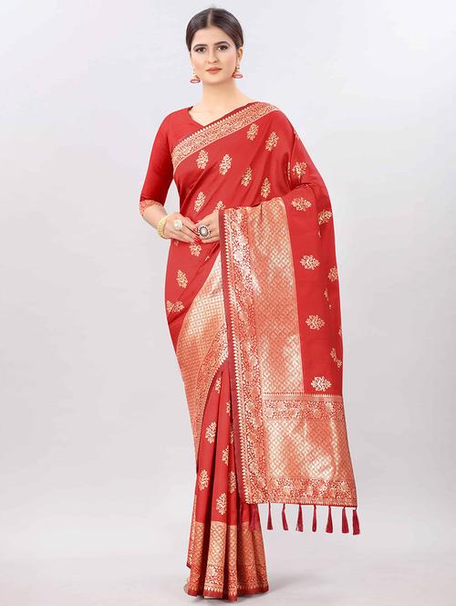zari work banarasi saree - 17707338 - Very Small Image - 1