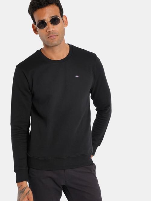 black solid sweatshirt - 17708937 - Very Small Image - 1