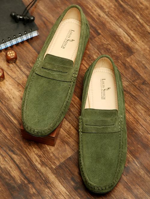 Green Slip On Loafer - 17709371 - Very Small Image - 1