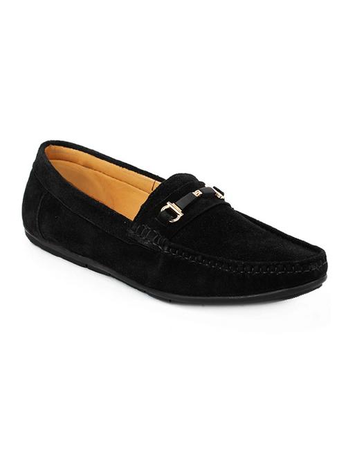 black slip on  loafer - 17709545 - Very Small Image - 1