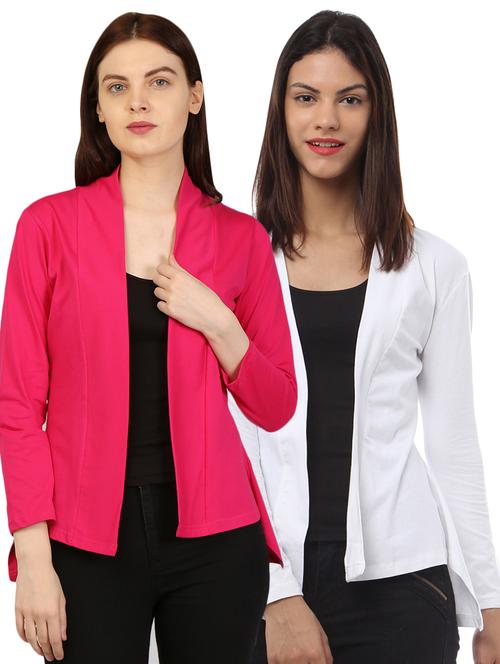 set of 2 solid regular shrug - 17710266 - Very Small Image - 1