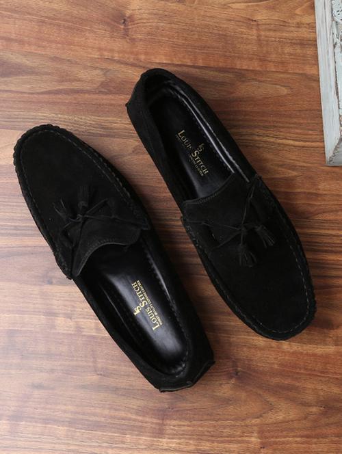 black slip on  loafer - 17710549 - Very Small Image - 1