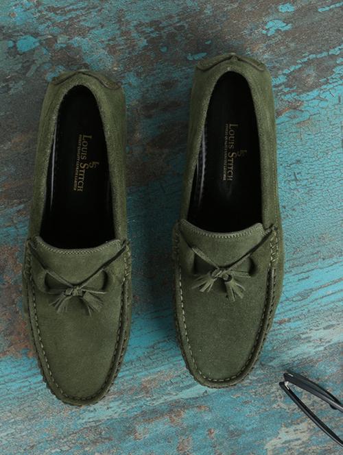 green slip on  loafer - 17710553 - Very Small Image - 1