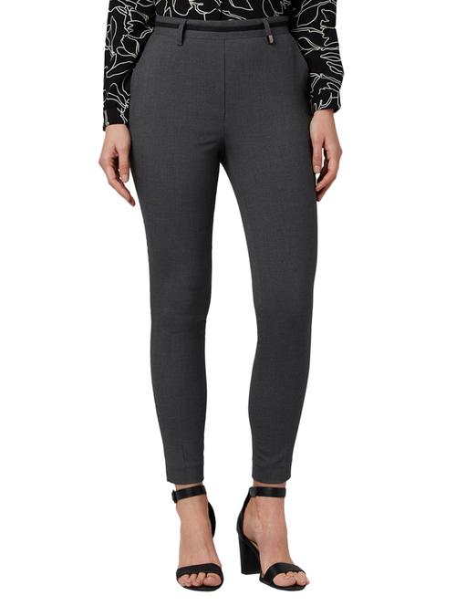 high rise flat front trouser - 17710588 - Very Small Image - 1