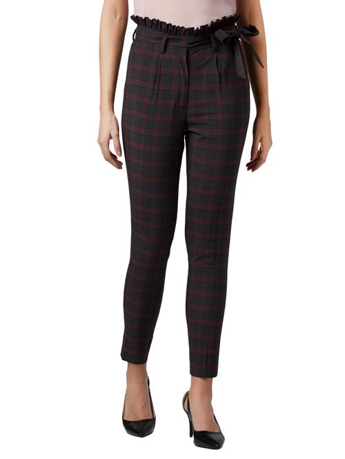 high rise tie front trouser  - 17710599 - Very Small Image - 1