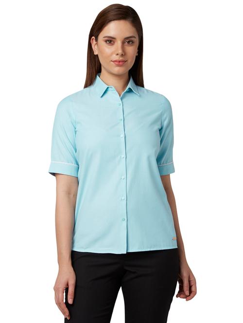 short sleeved solid top  - 17710718 - Very Small Image - 1