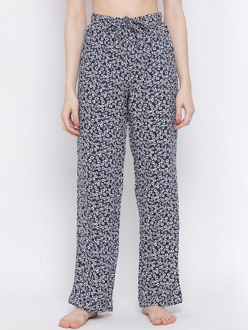 drawstring waist floral pajama - 17715386 - Very Small Image - 1