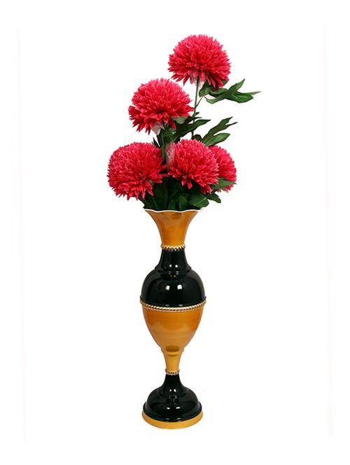giftify multicolor chrysanthemum artificial flower  with pot (39.9 inch, pack of 1) - 17715834 - Very Small Image - 1