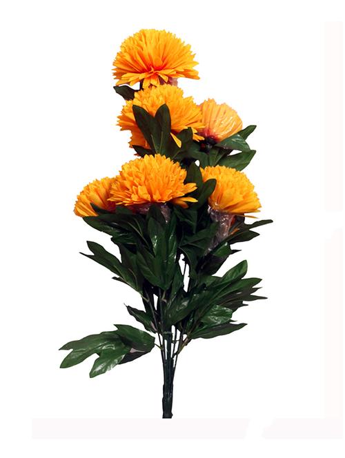 giftify yellow chrysanthemum artificial flower (28.8 inch, pack of 1) - 17715840 - Very Small Image - 1