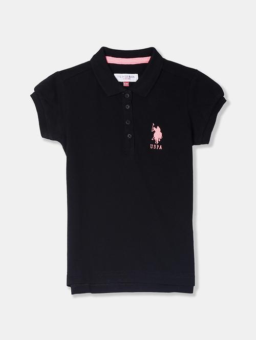 black solid regular tee - 17719046 - Very Small Image - 1