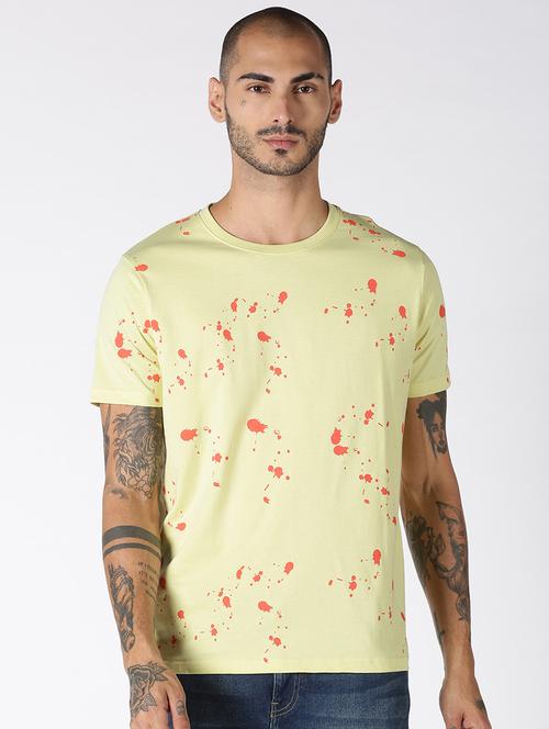 yellow tie & dye t-shirt - 17719340 - Very Small Image - 1